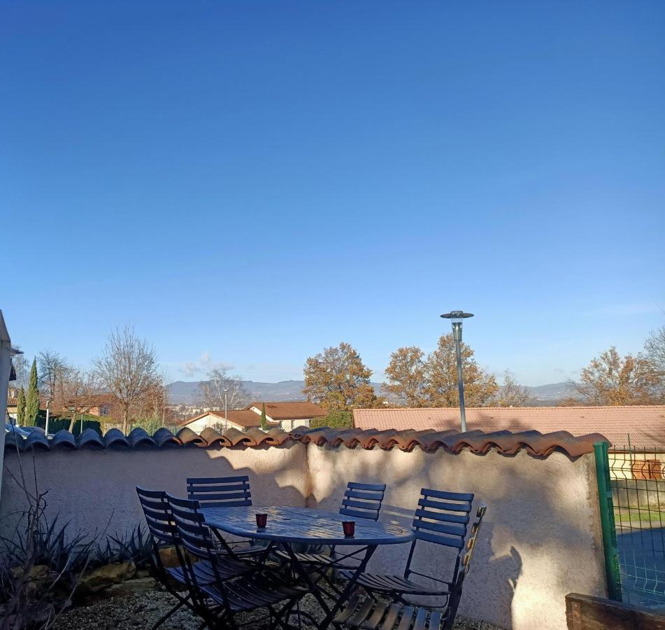 Studio De Jardin "Le Temps D Une Pause" Jusqu'A 4 Personnes En Face Du Beaujolais - Climatisation Et Borne Recharge Vehicule Electrique Montmerle-sur-Saone Zewnętrze zdjęcie